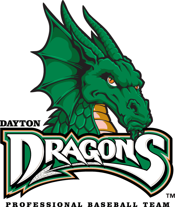 Dayton Dragons 2000-Pres Primary Logo iron on paper